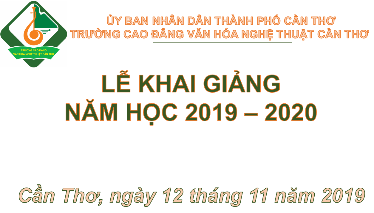 Kế hoạch Tổ chức Lễ Khai giảng năm học 2019 - 2020